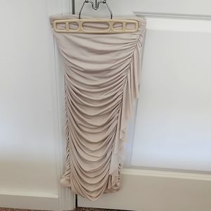 Gold Strapless Dress